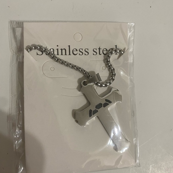 HOFOYA Cross Pendant Necklace With Inspiring Bible Quote from Phil 4:13 Soccer - Picture 6 of 9